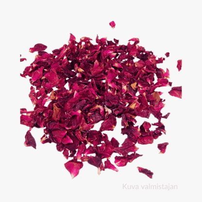 Kuivatut ruusun terälehdet Tuoksupussi Noidan tarvikkeet