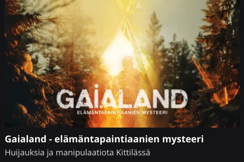 Ilmaisia sarjoja kanavia Luontoyhteys ohjelmat dokumentit Yle Areena Gaialand Elämäntapaintiaanien mysteeri