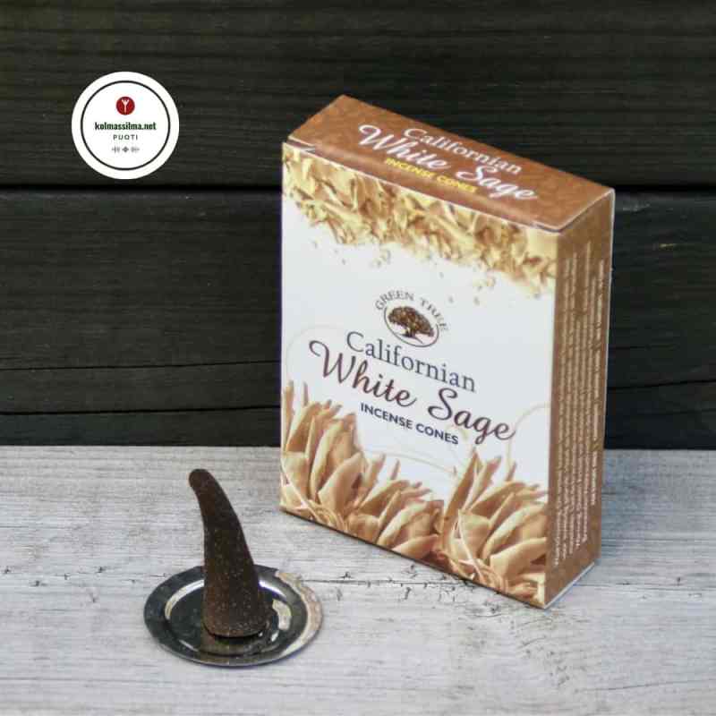 Kartiosuitsukkeet Green Tree Californian White Sage incense cones