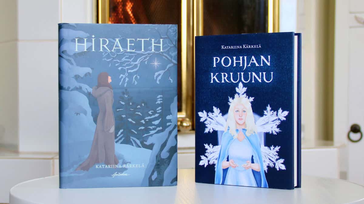 Katariina Kärkelä Hiraeth Pohjan kruunu kirjaesittely Aviador kustannus Myytit mytologia tarinat