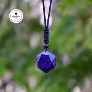 Voimakivi Kaulakoru Kuusikulmainen Lapis Lazuli Puolijalokivi korut Kivet ja kristallit Korulahja naiselle miehelle