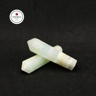 Pistaasi Kalsiitti Hiottu Kärki Kivet ja kristallit Voimakivet merkitykset Kivikauppa netissä Energiakivet Parantavat kristallit Eettisesti louhitut puolijalokivet