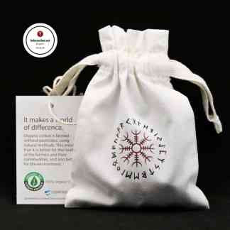 Puuvillapussukka Aegishjalmur riimumerkit Helm of Awe viikinkisymboli