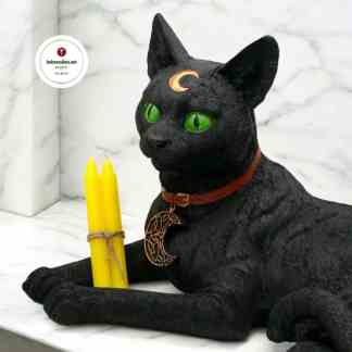 Loitsukynttilä 10 cm Keltainen 2 kpl Menestys Noita kauppa