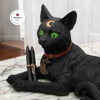 Loitsukynttilä 10 cm Musta 2 kpl Suojaus Noita kauppa