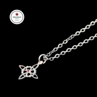 Kaulakoru Mini Witch´s Knot 925 hopeaa Noita symboli kauppa Hopeakorut naiselle