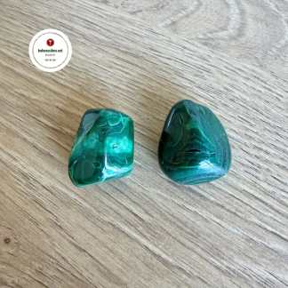 Malakiitti Rumpuhiottu Voimakivi keskikoko Brasilia